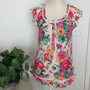 Light Frilly & Floral Top